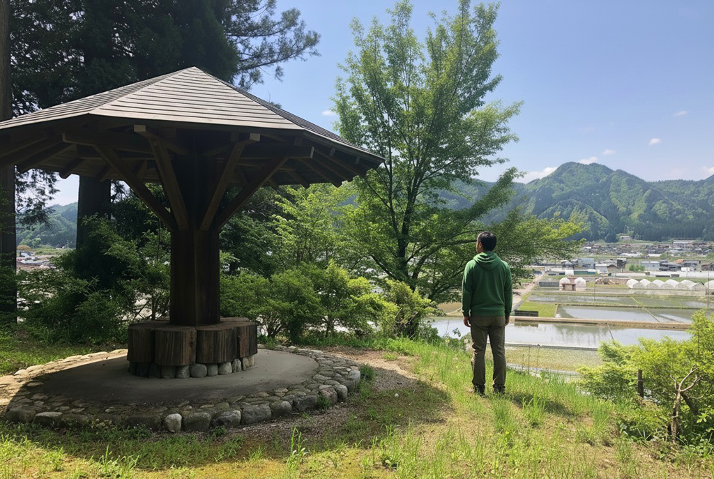 天王洞の不動明王 お助け水