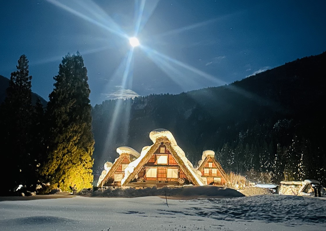 白川郷ライトアップ