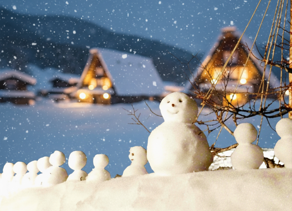 白川郷ライトアップ